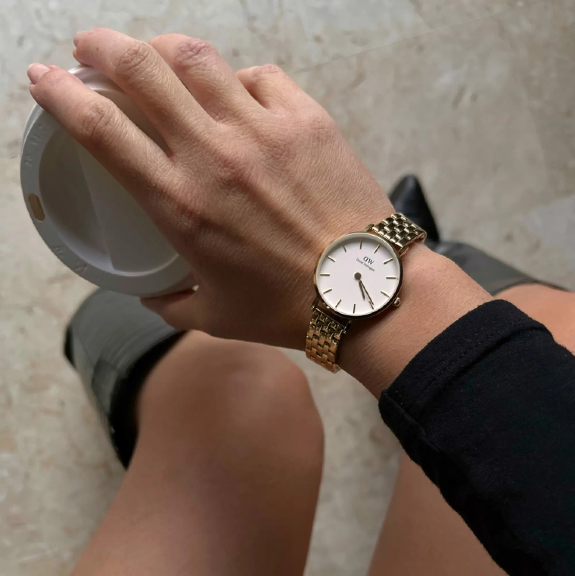 Daniel Wellington Damklockor<Petite 5-Link Ever Gold