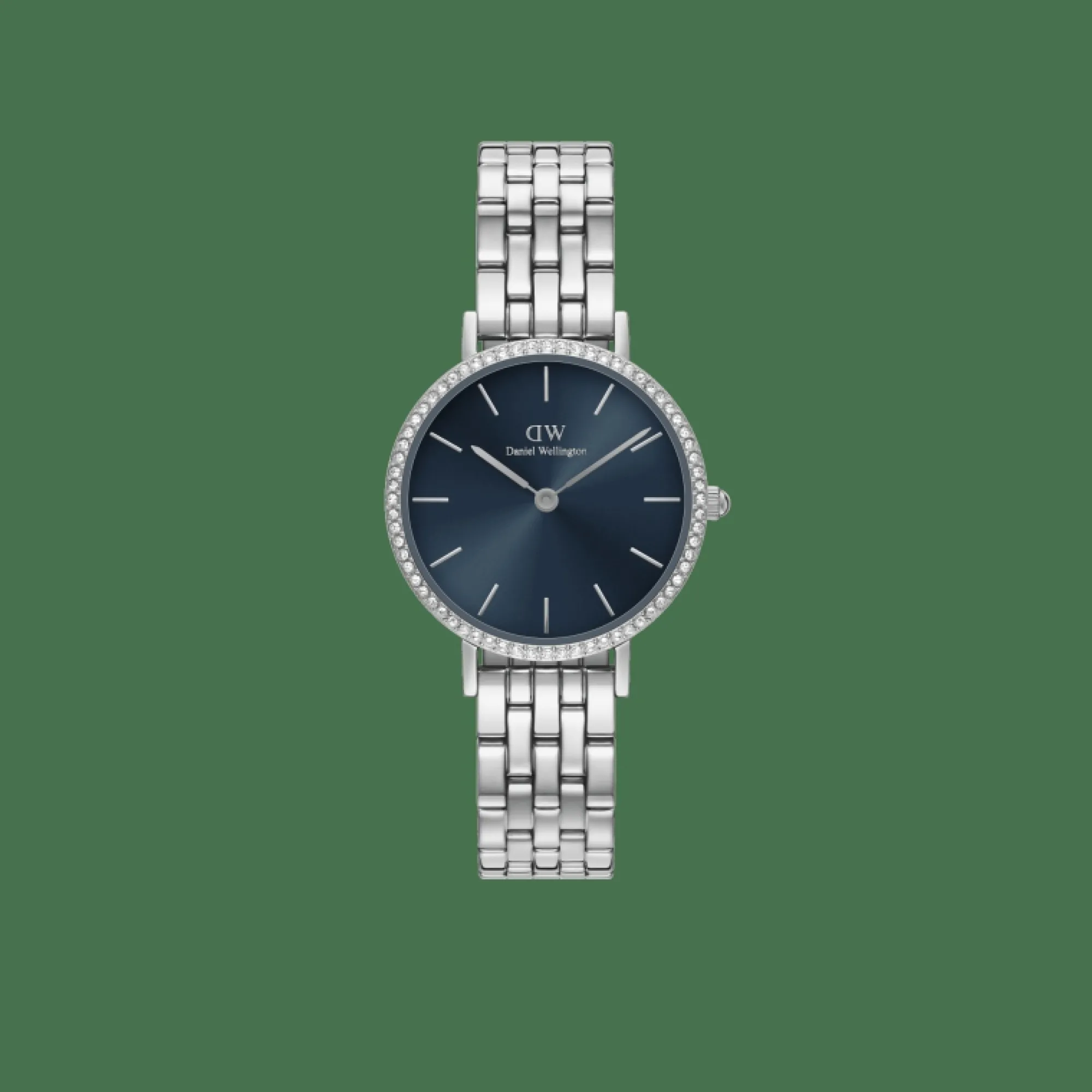 Daniel Wellington Damklockor<Petite Lumine Bezel 5-Link Arctic S Silver