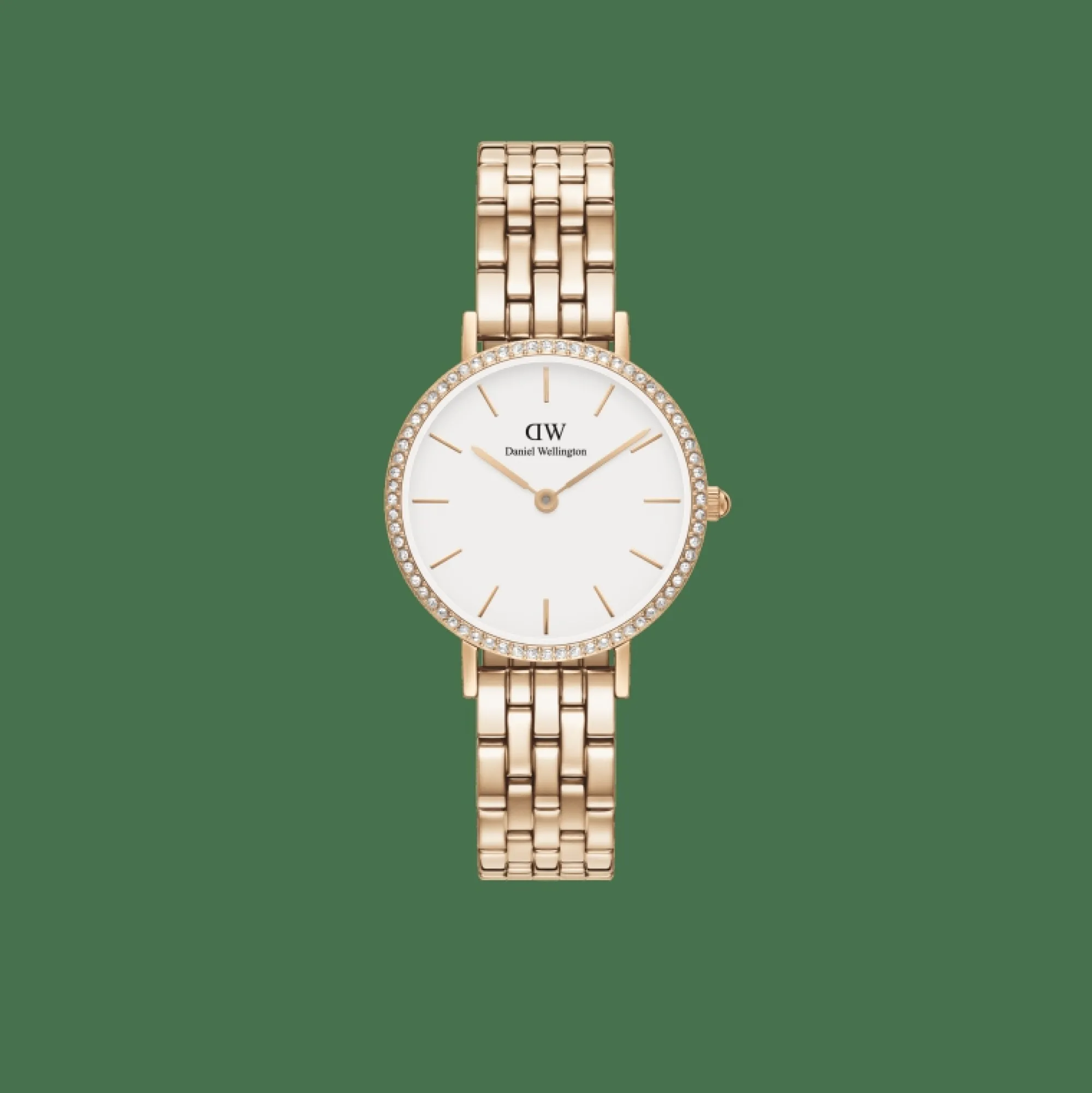 Daniel Wellington Damklockor<Petite Lumine Bezel 5-Link Melrose Rose Gold