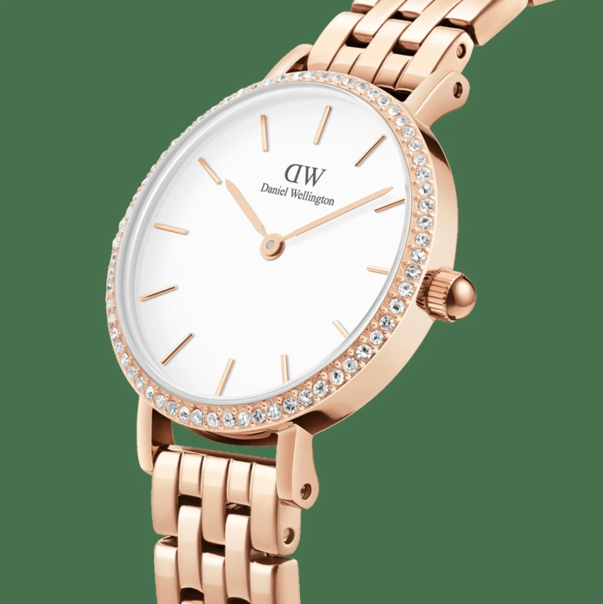 Daniel Wellington Damklockor<Petite Lumine Bezel 5-Link Melrose Rose Gold