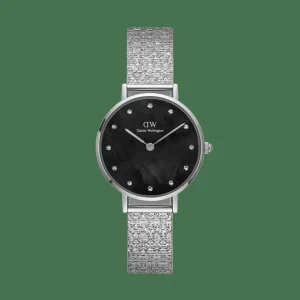 Daniel Wellington Damklockor<Petite Lumine Pressed Piano Silver