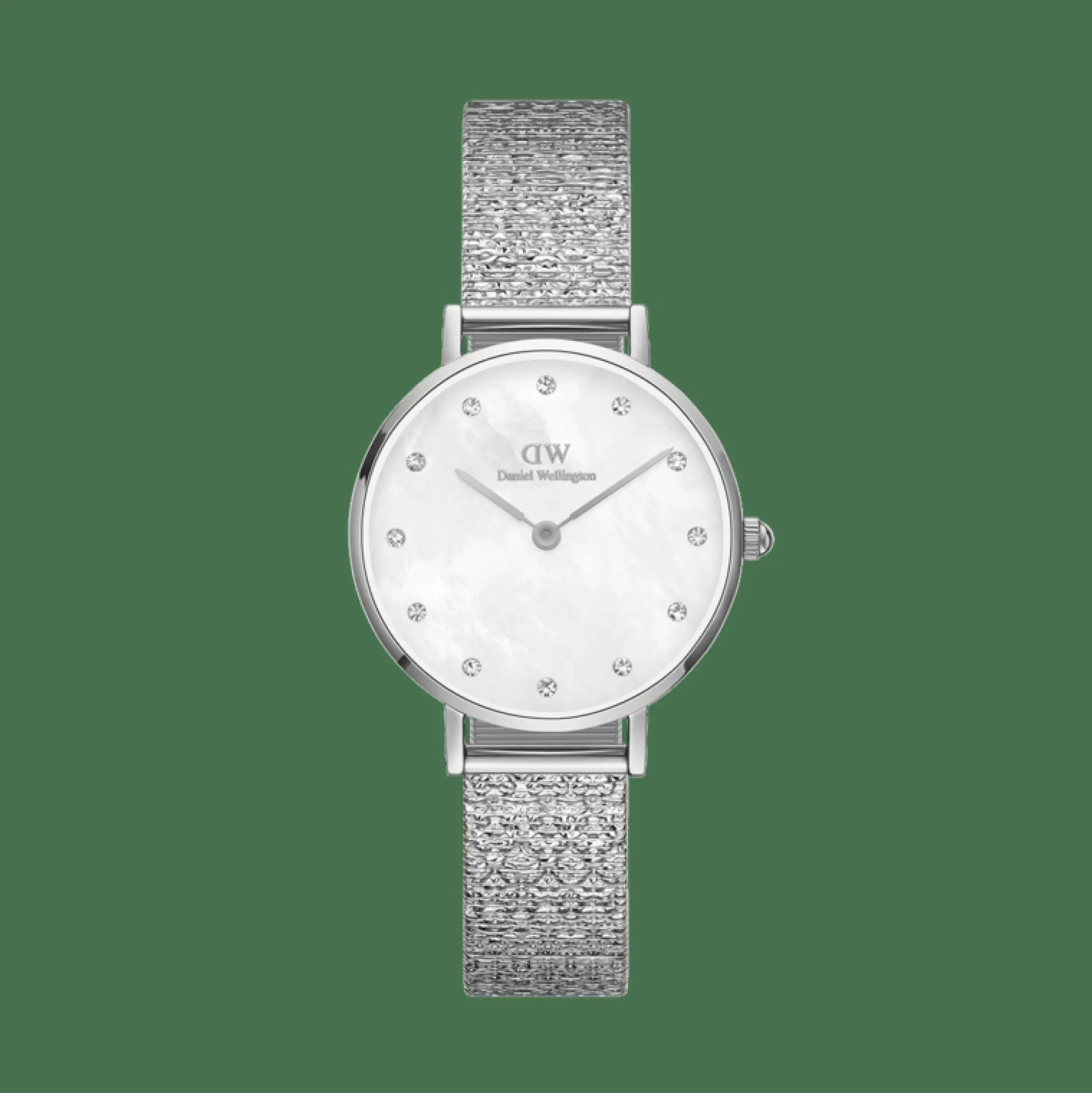 Daniel Wellington Damklockor<Petite Lumine Pressed Piano Silver