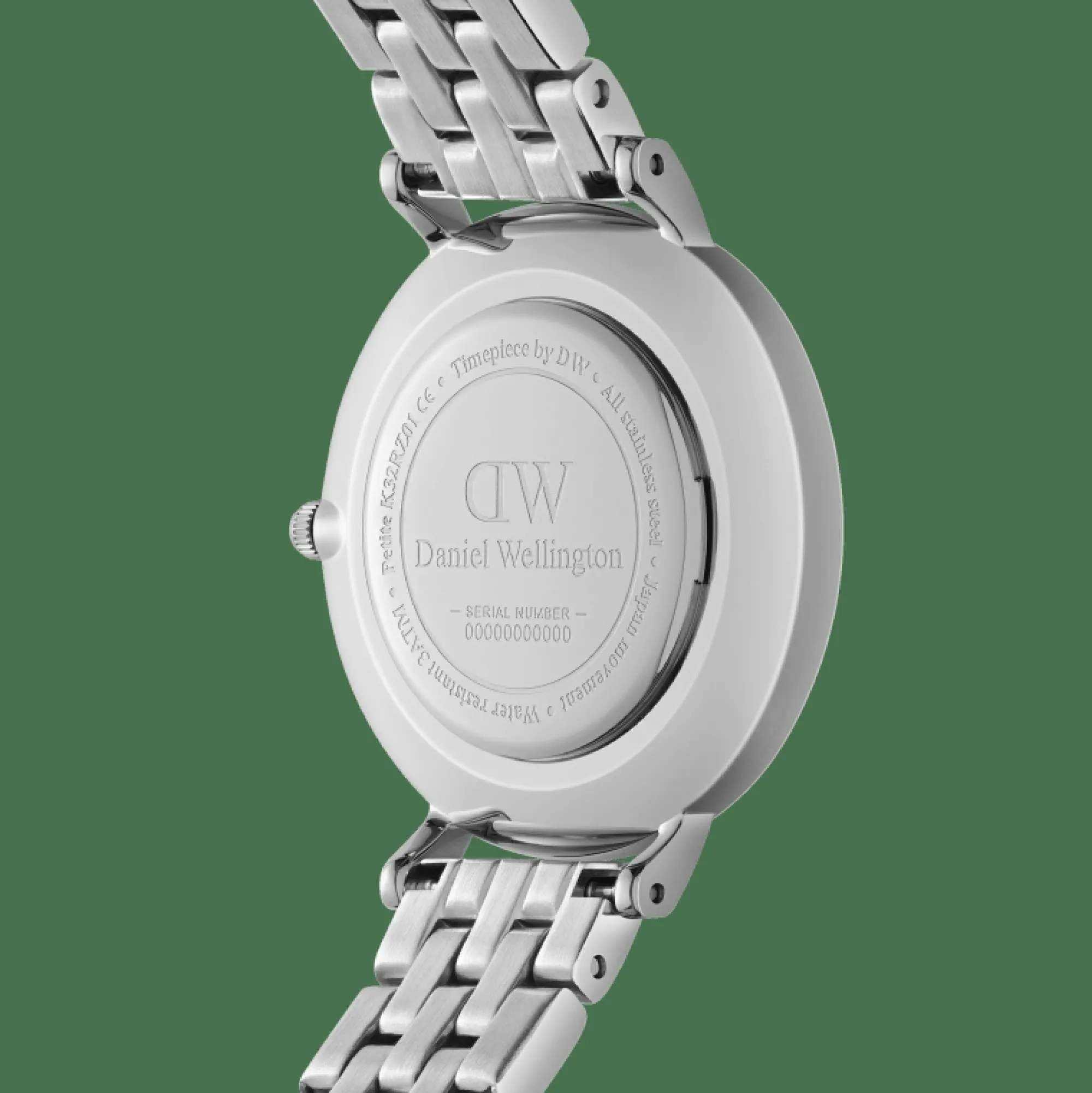 Daniel Wellington Damklockor<Petite Roman Numerals 5-Link Silver