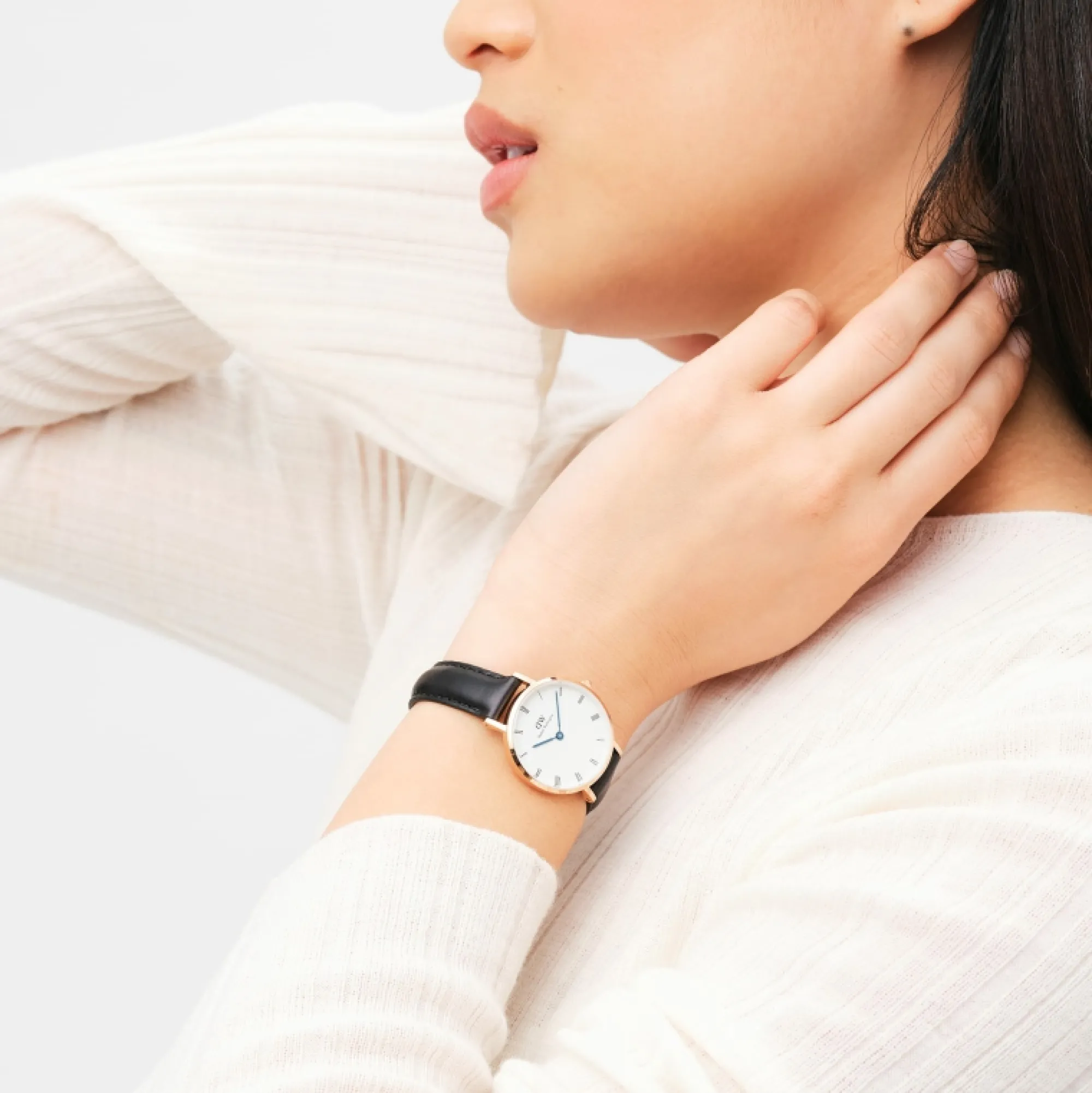 Daniel Wellington Damklockor<Petite Roman Numerals Sheffield Rose Gold