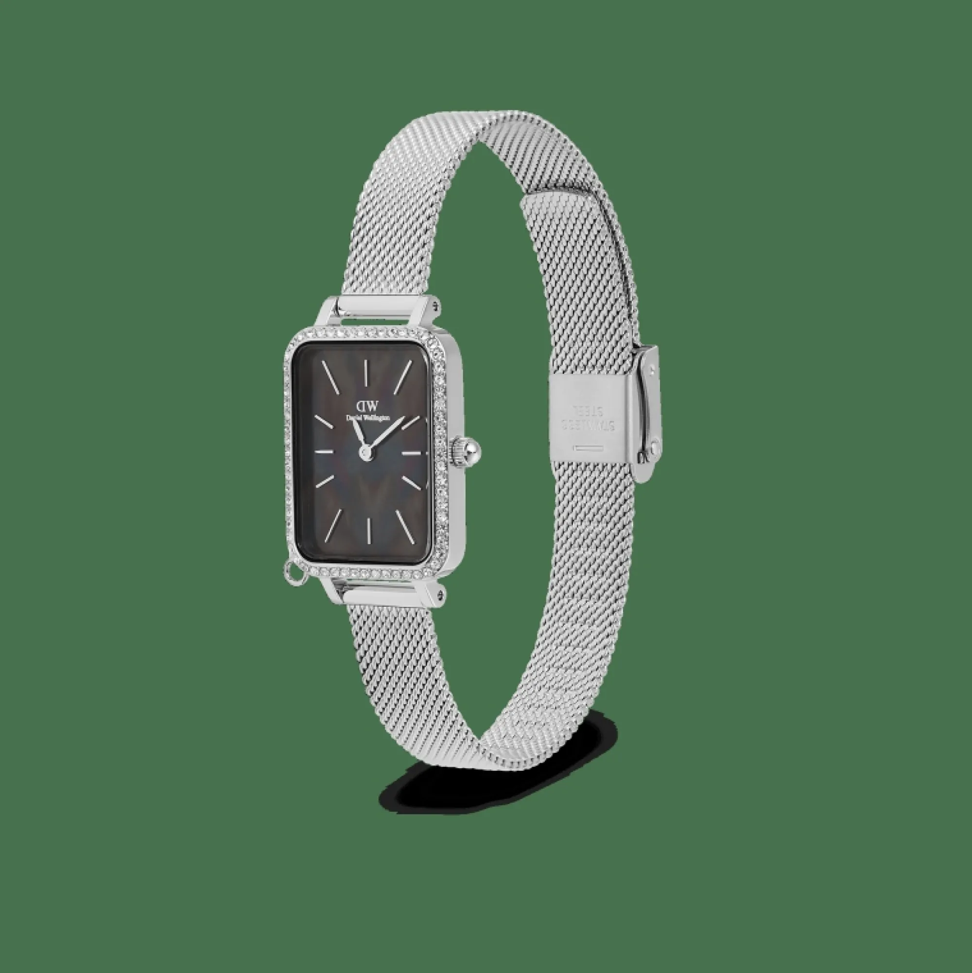 Daniel Wellington Damklockor<Quadro Crystal Zodiac Sterling Silver