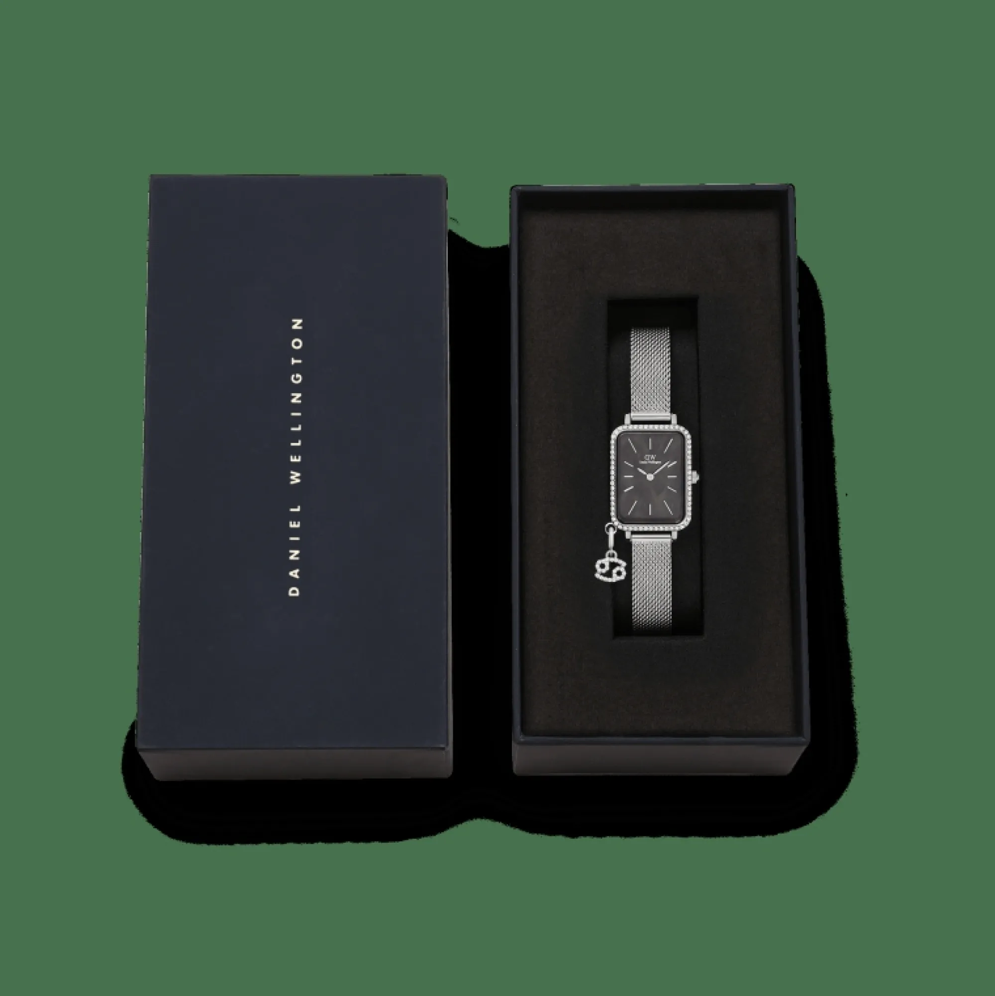 Daniel Wellington Damklockor<Quadro Crystal Zodiac Sterling Silver
