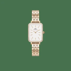 Daniel Wellington Damklockor<Quadro Lumine Bezel 5-Link Melrose Rose Gold