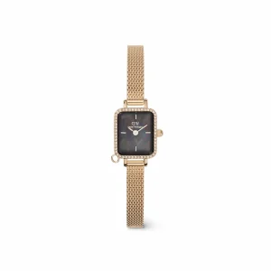 Daniel Wellington Damklockor<Quadro Mini Crystal Zodiac Ever Gold