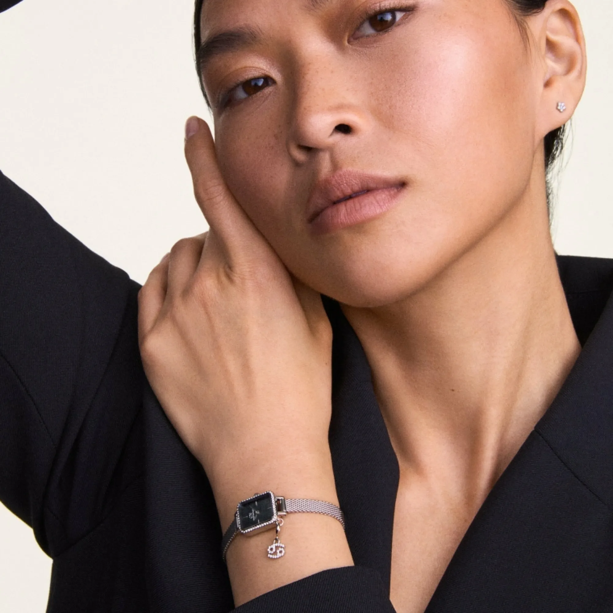 Daniel Wellington Damklockor<Quadro Mini Crystal Zodiac Sterling Silver