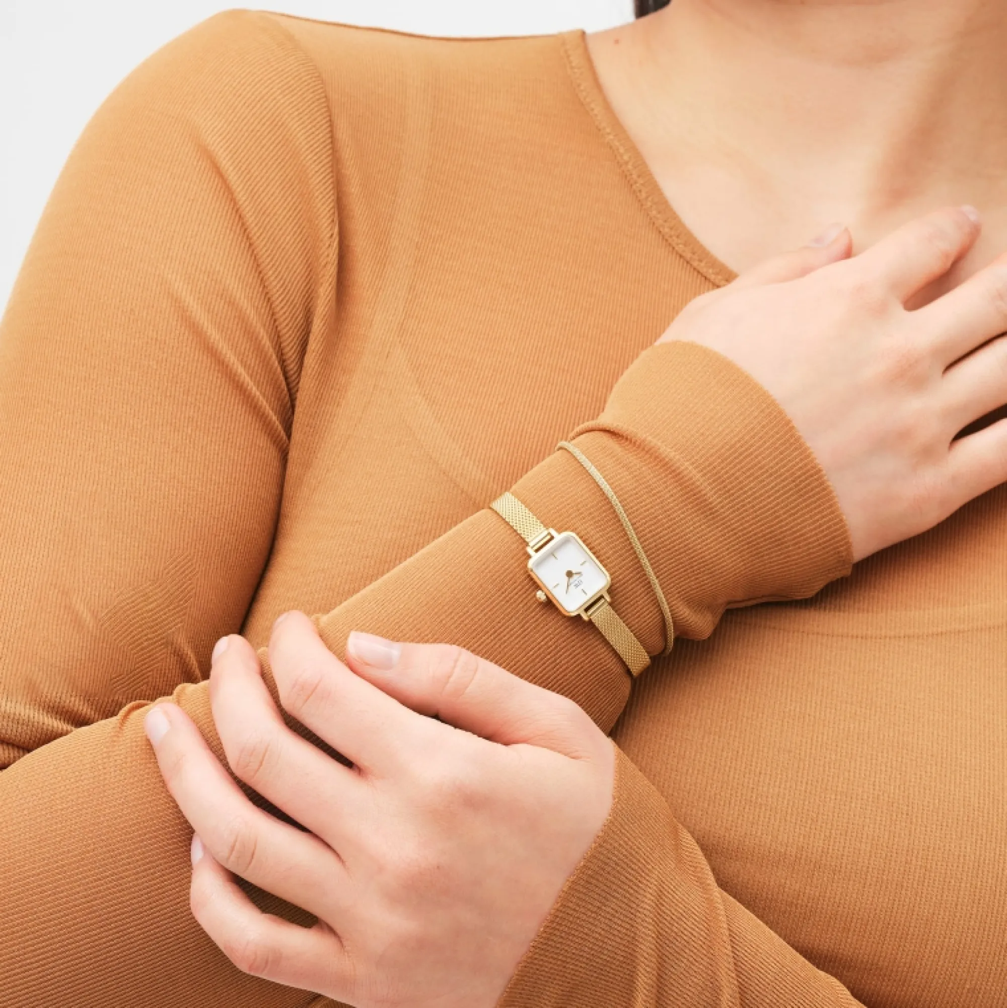 Daniel Wellington Damklockor<Quadro Mini Ever Gold