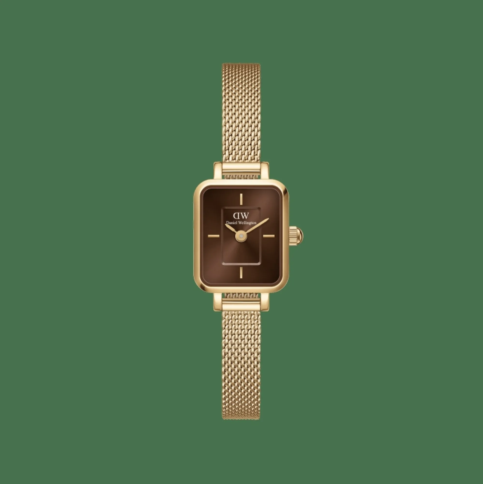 Daniel Wellington Damklockor<Quadro Mini Ever Amber Gold