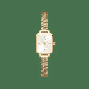 Daniel Wellington Damklockor<Quadro Mini Ever Champagne Gold