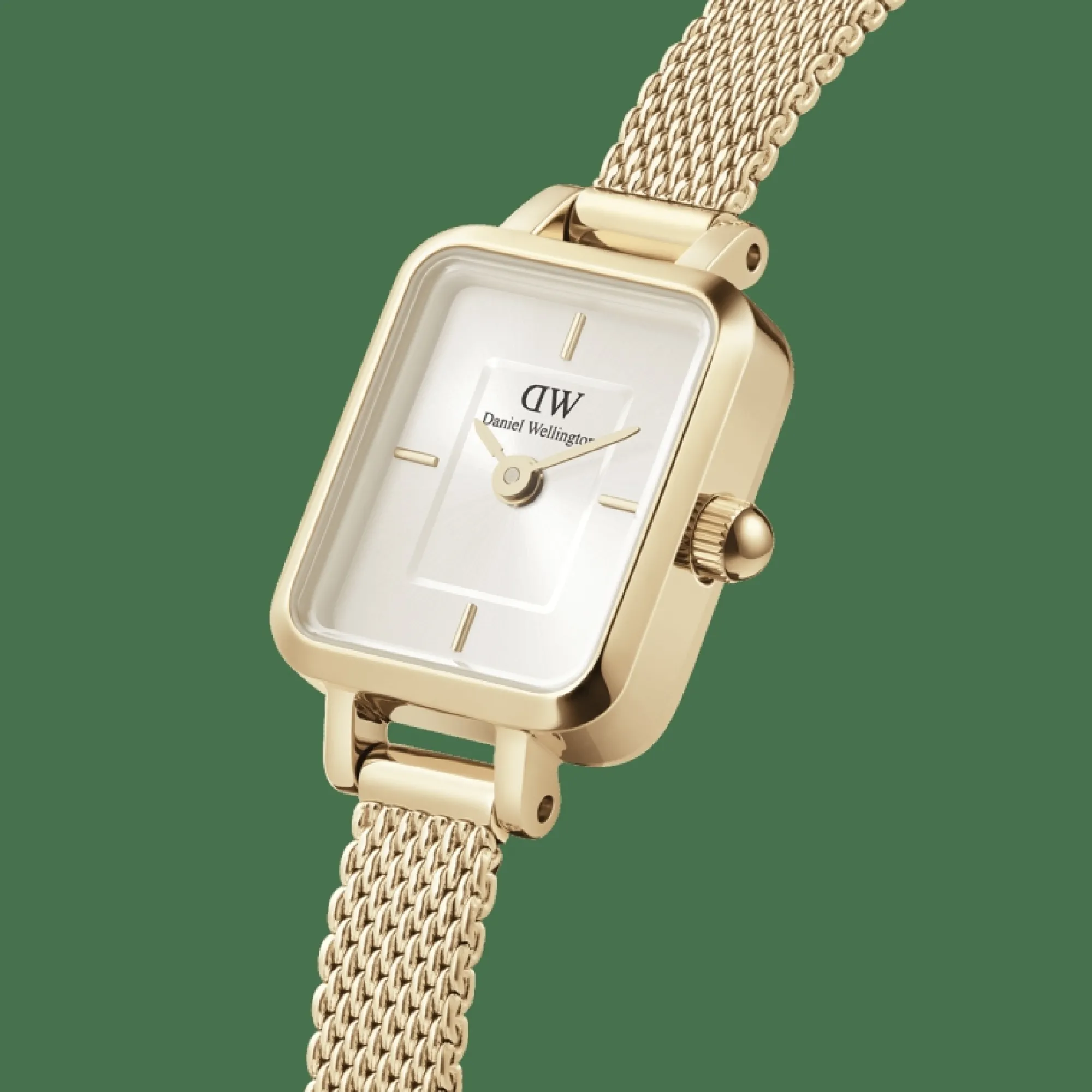 Daniel Wellington Damklockor<Quadro Mini Ever Champagne Gold