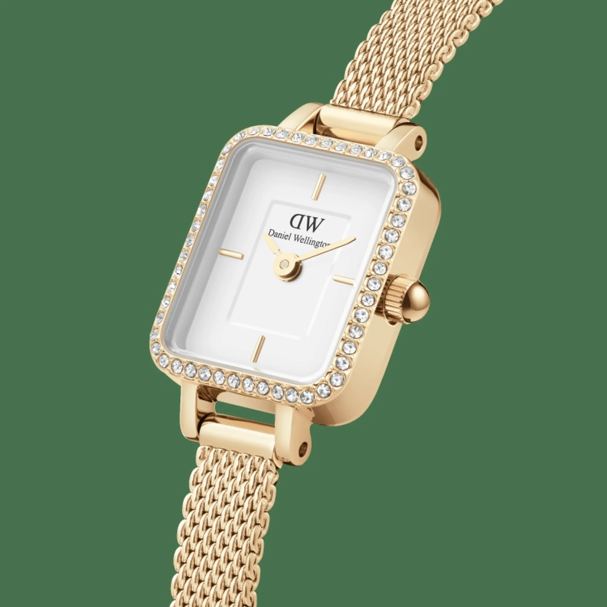 Daniel Wellington Damklockor<Quadro Mini Lumine Bezel Gold