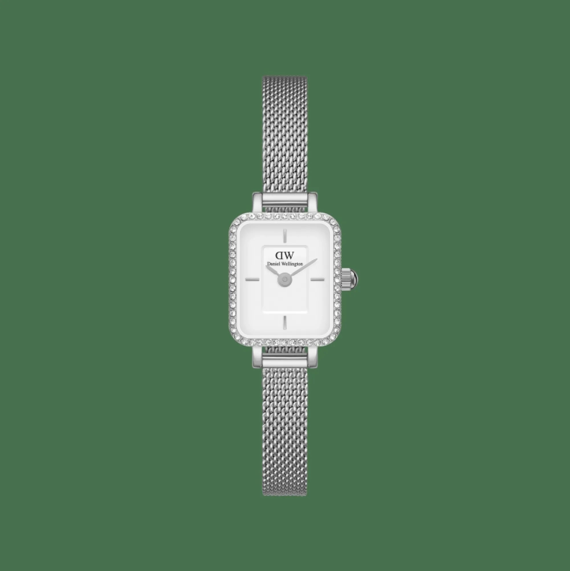 Daniel Wellington Damklockor<Quadro Mini Lumine Bezel Silver
