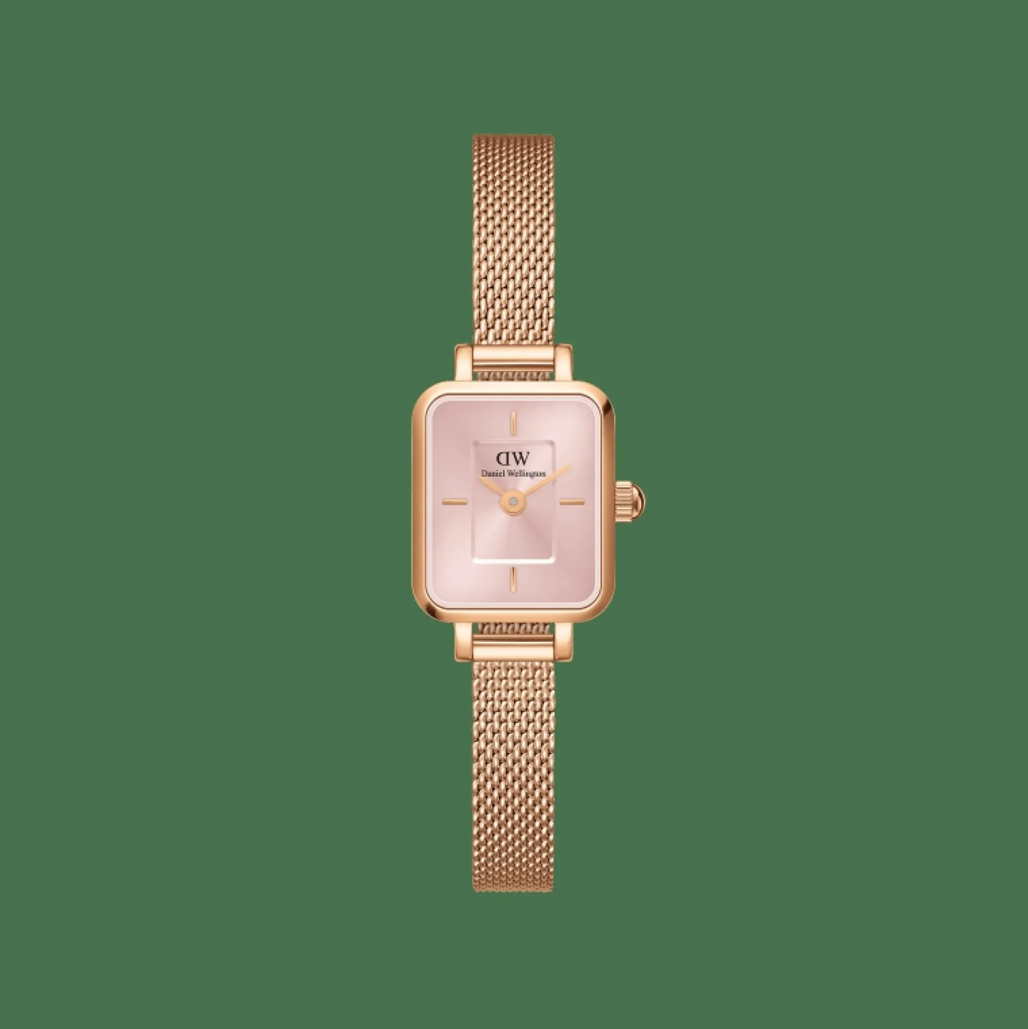 Daniel Wellington Damklockor<Quadro Mini Melrose Blush Rose Gold