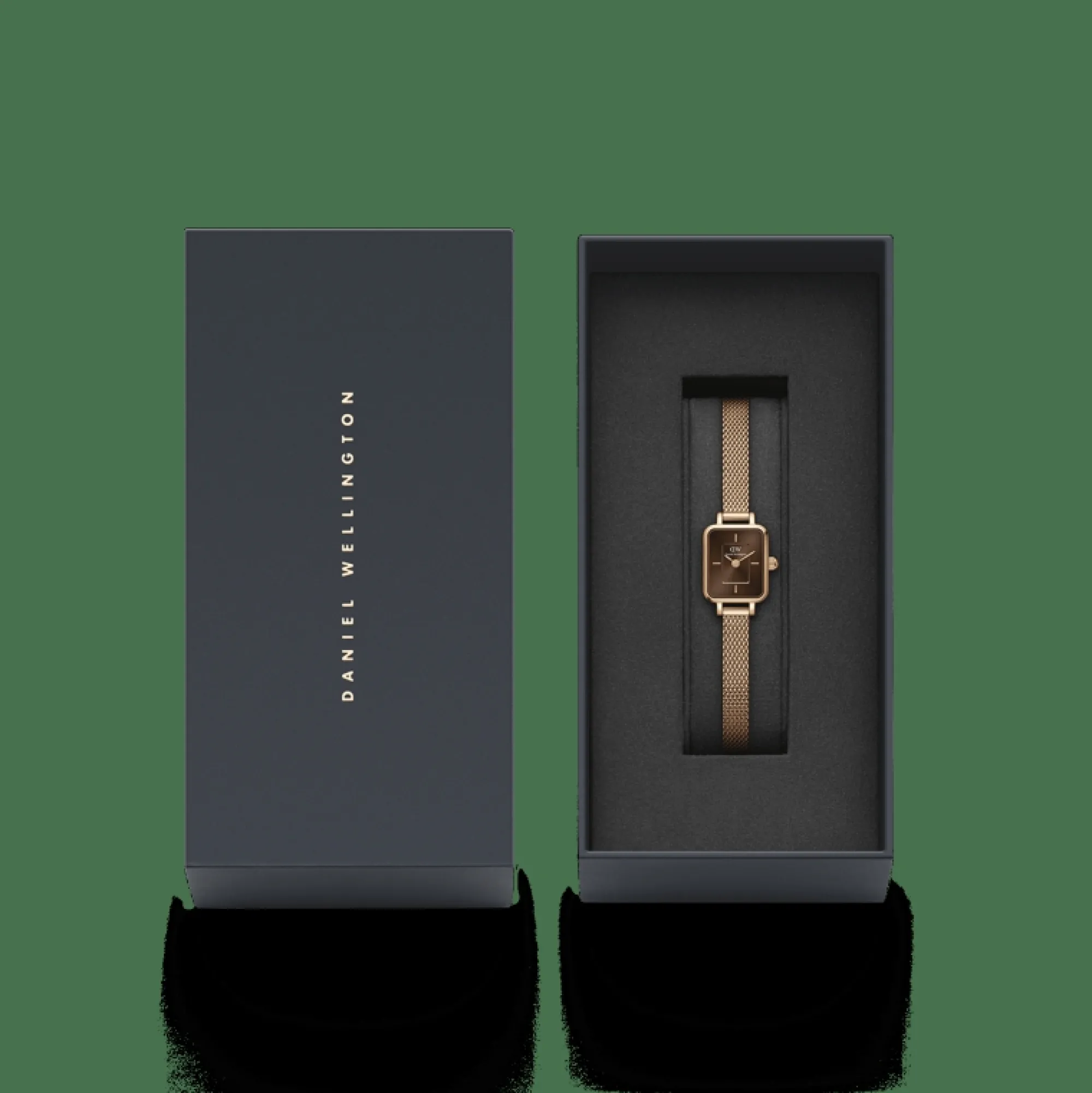 Daniel Wellington Damklockor<Quadro Mini Melrose Amber Rose Gold