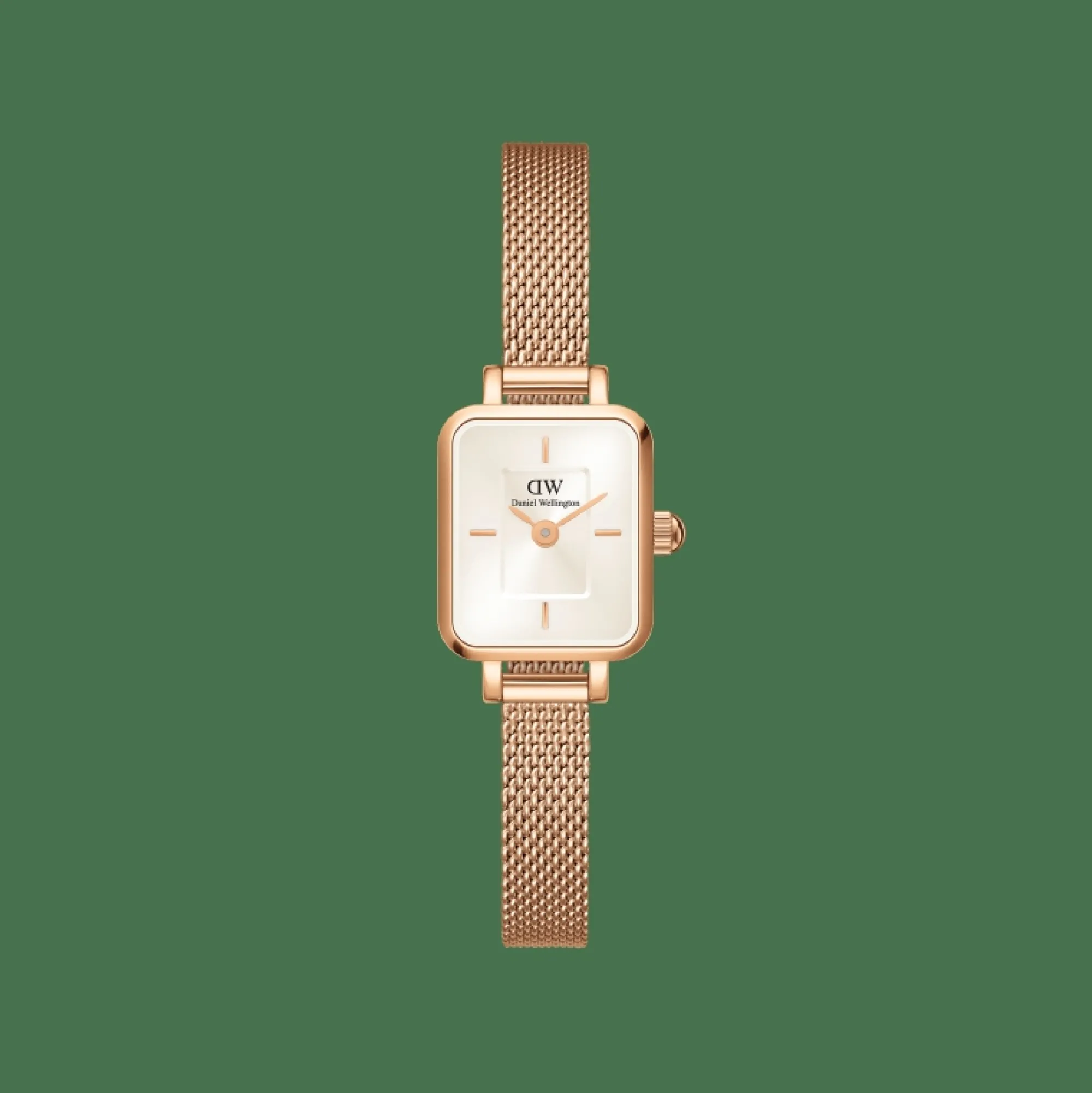Daniel Wellington Damklockor<Quadro Mini Melrose Champagne Rose Gold