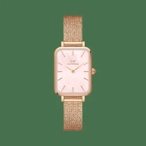 Daniel Wellington Damklockor<Quadro Pressed Melrose Rose Gold