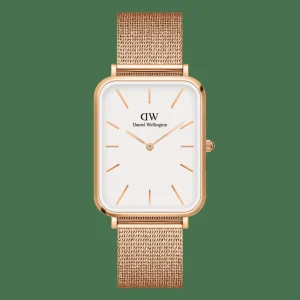 Daniel Wellington Herrklockor<Quadro Pressed Melrose W 29x36,5 Rose Gold