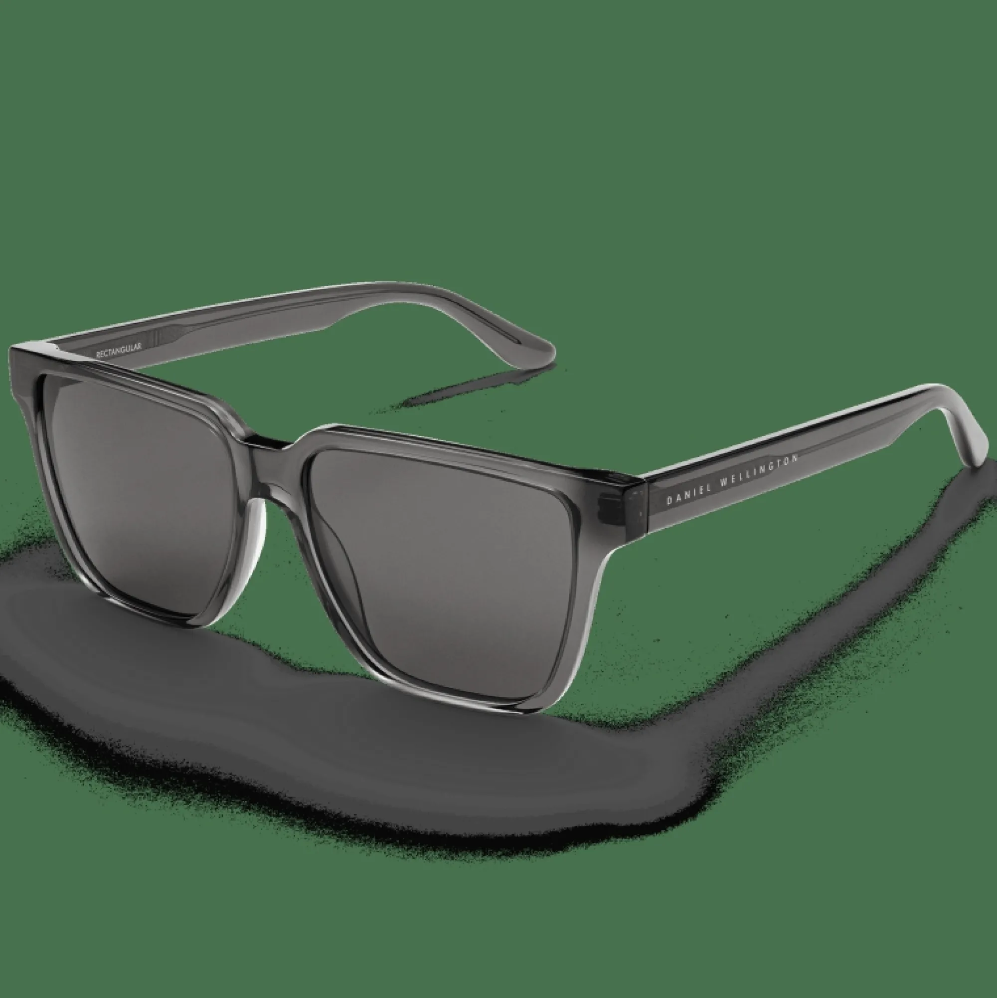 Daniel Wellington Solglasögon<Rectangular Bio-Acetate Grey