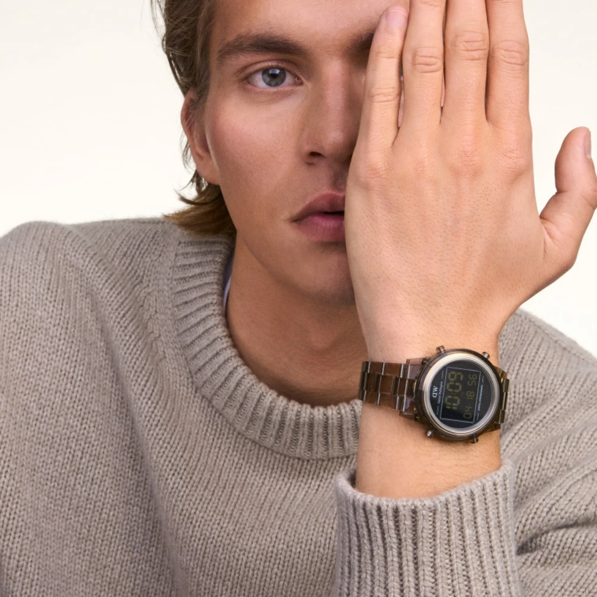 Daniel Wellington Herrklockor | Damklockor<Retro Digital Dark Brown