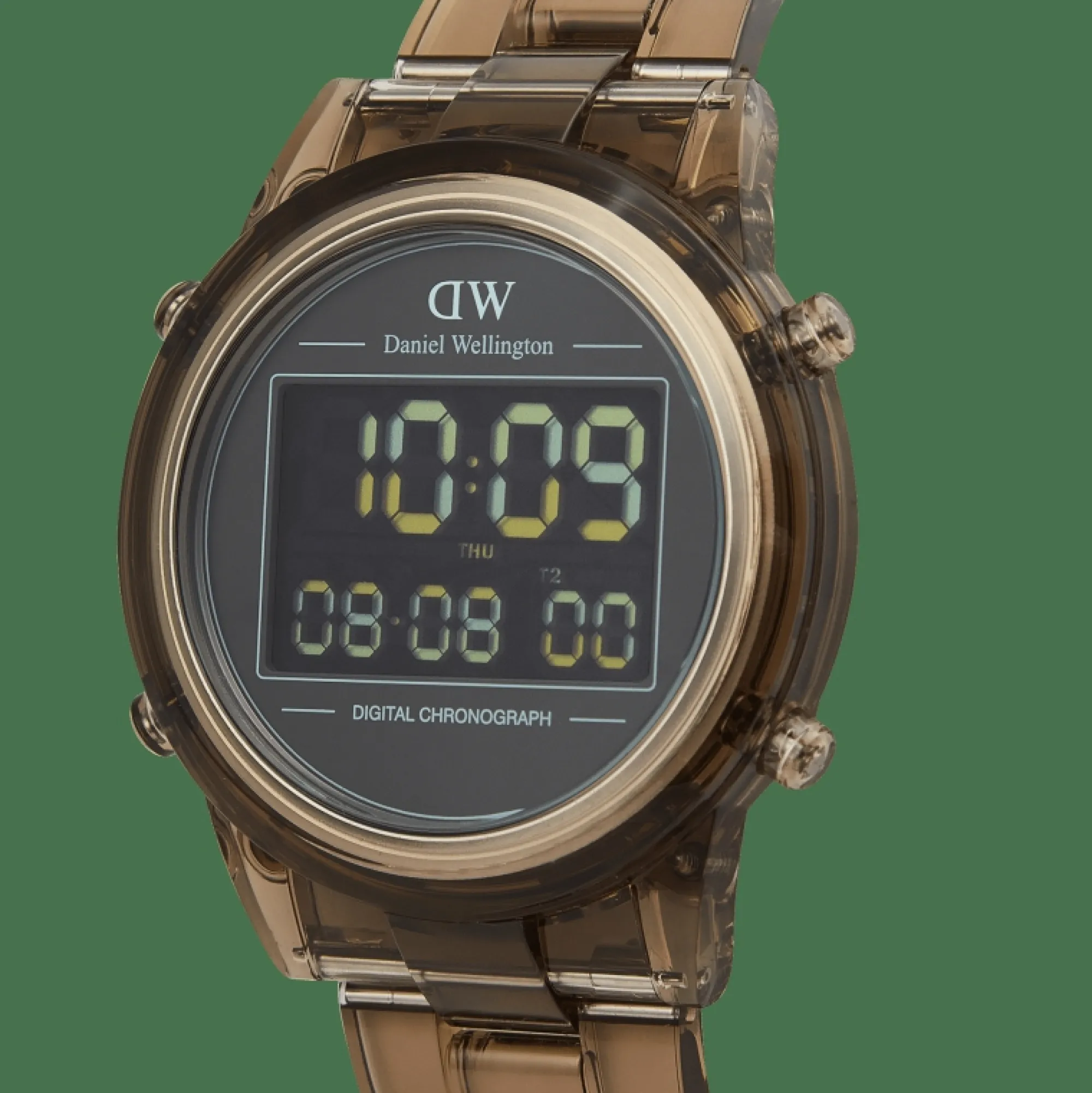 Daniel Wellington Herrklockor | Damklockor<Retro Digital Dark Brown