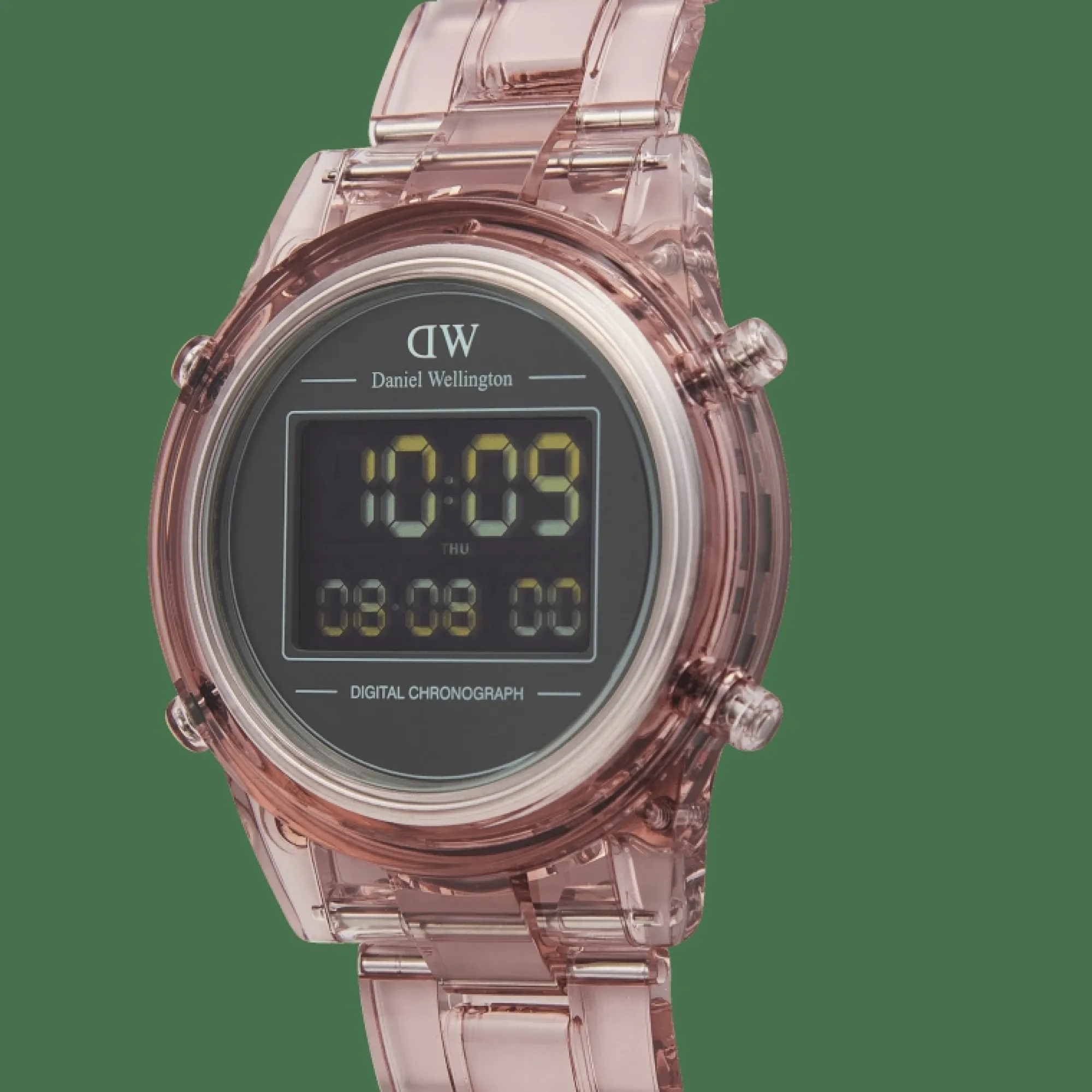 Daniel Wellington Damklockor<Retro Digital Dark Pink