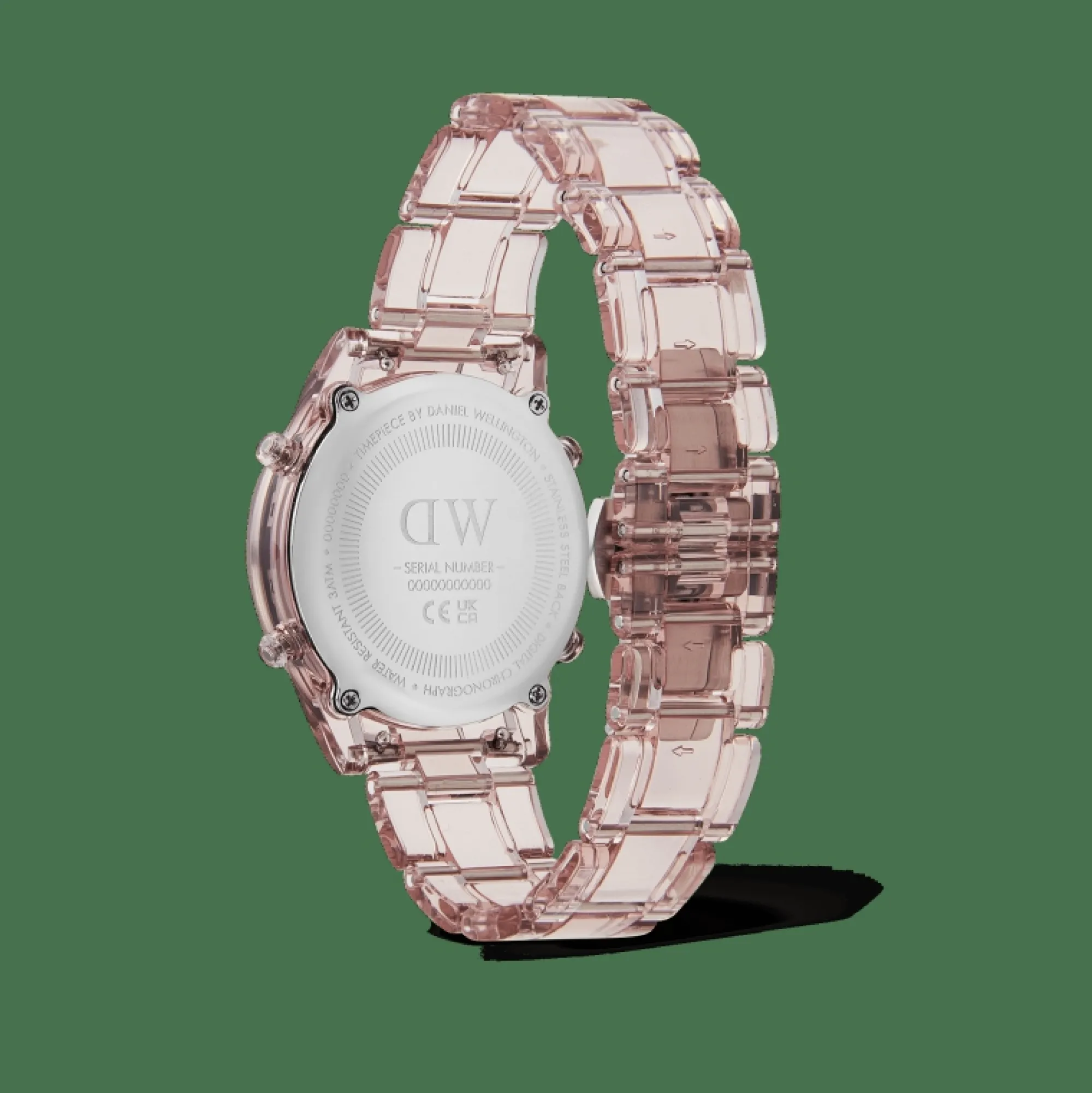 Daniel Wellington Damklockor<Retro Digital Dark Pink