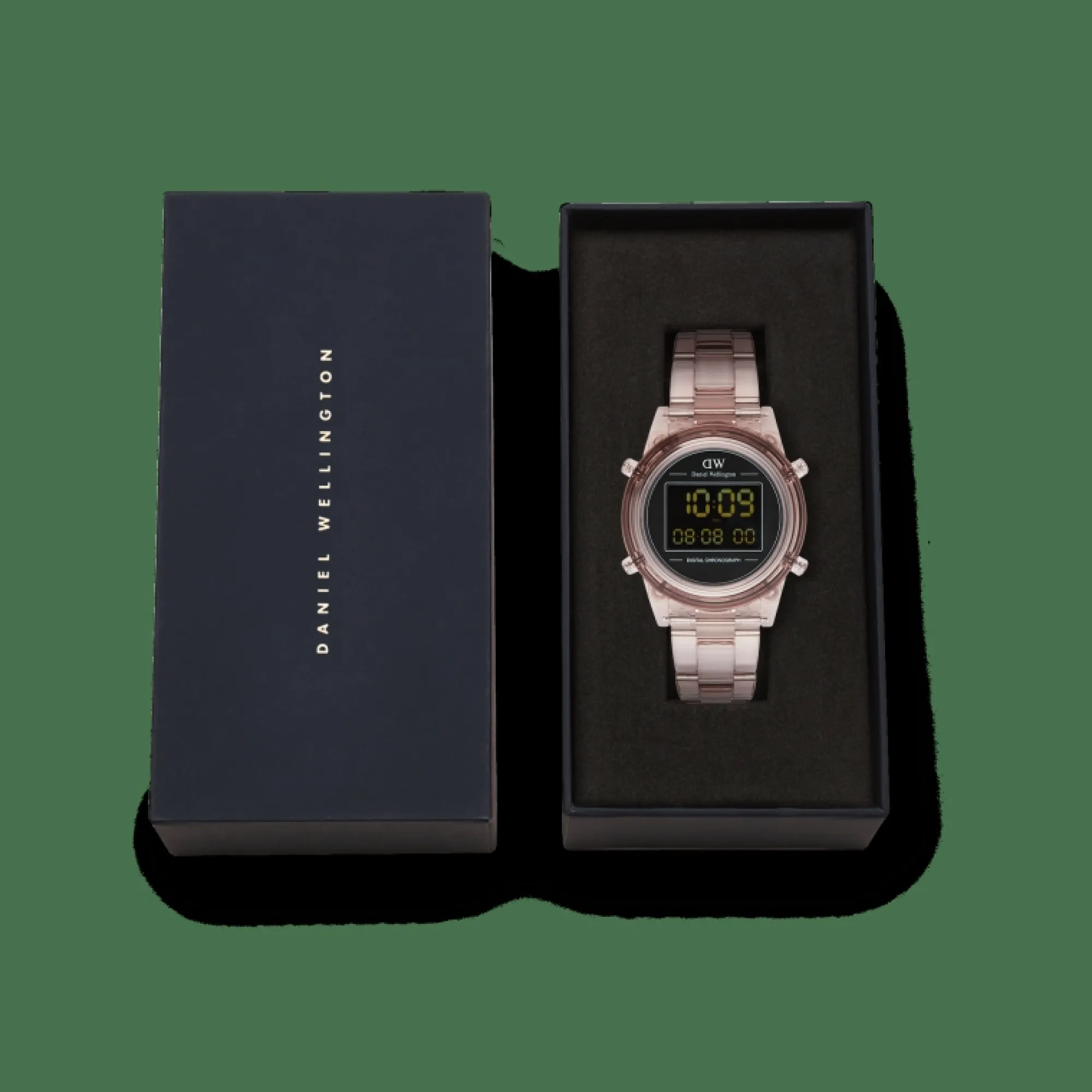 Daniel Wellington Damklockor<Retro Digital Dark Pink