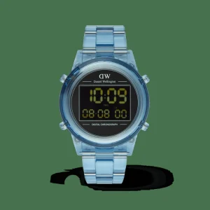 Daniel Wellington Herrklockor<Retro Digital Light Blue