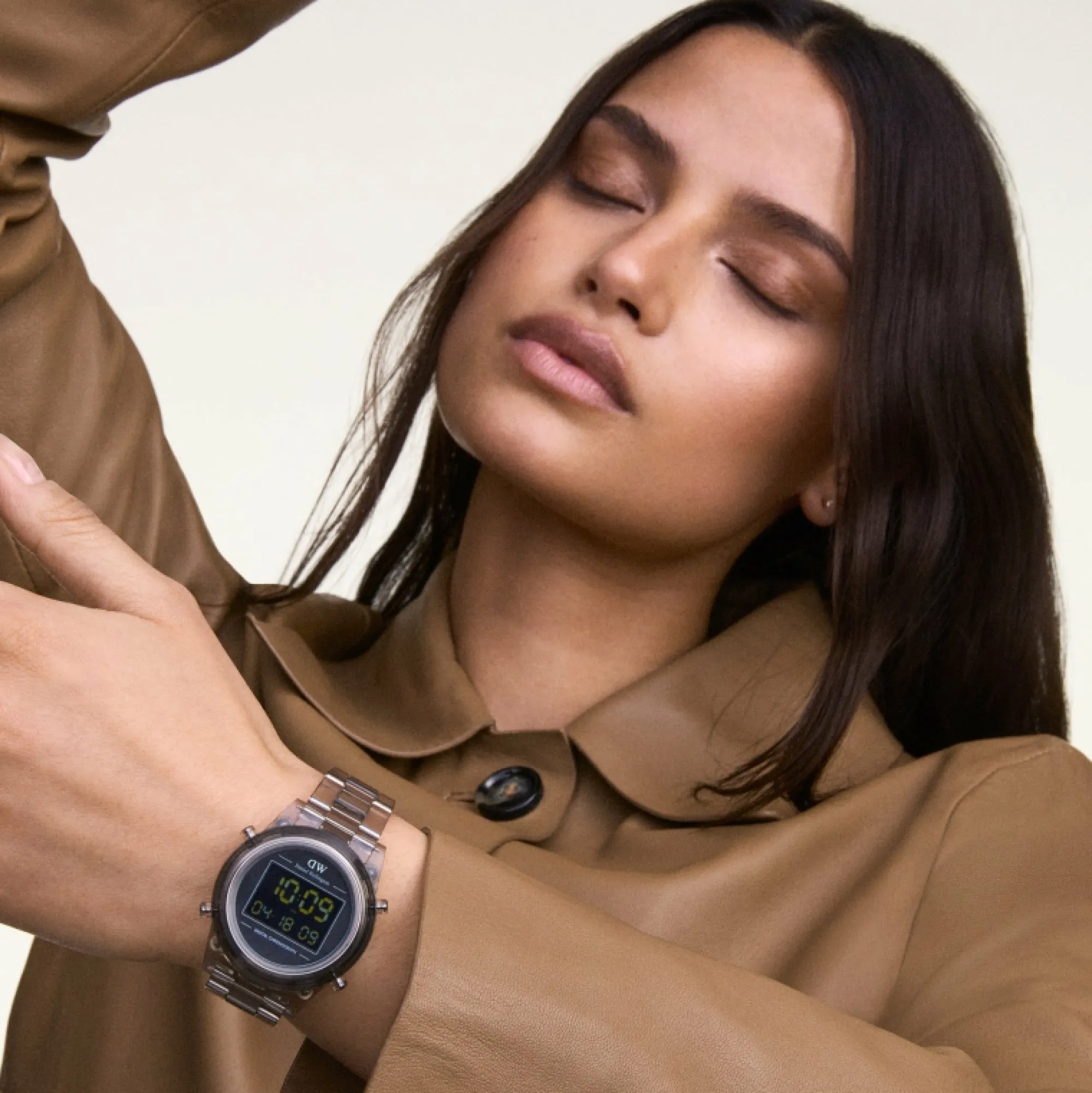 Daniel Wellington Herrklockor | Damklockor<Retro Digital Light Grey