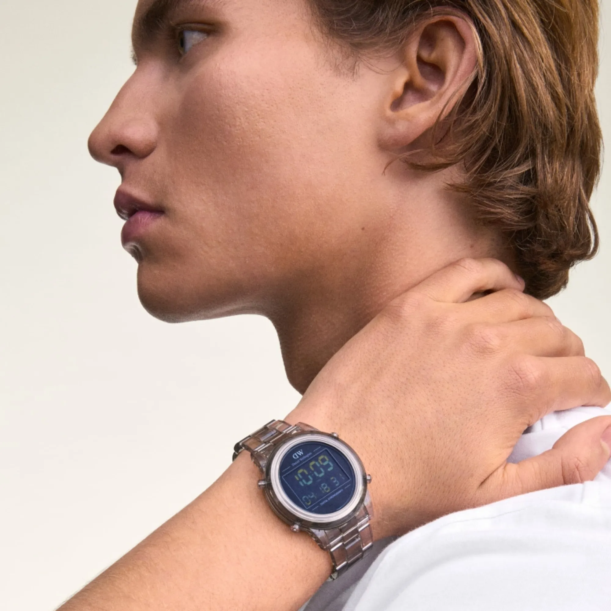 Daniel Wellington Herrklockor | Damklockor<Retro Digital Light Grey
