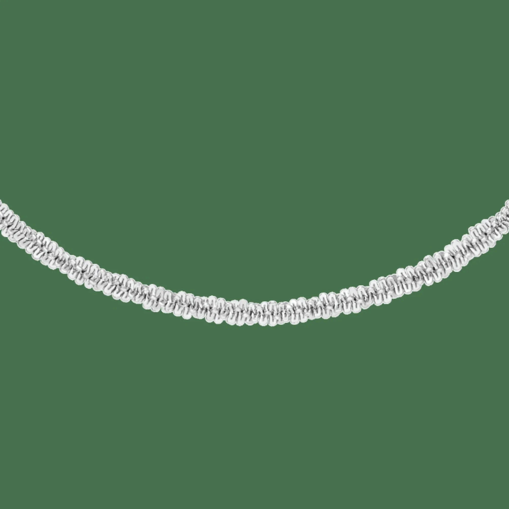 Daniel Wellington Halsband<Twisted Chain Necklace S Silver