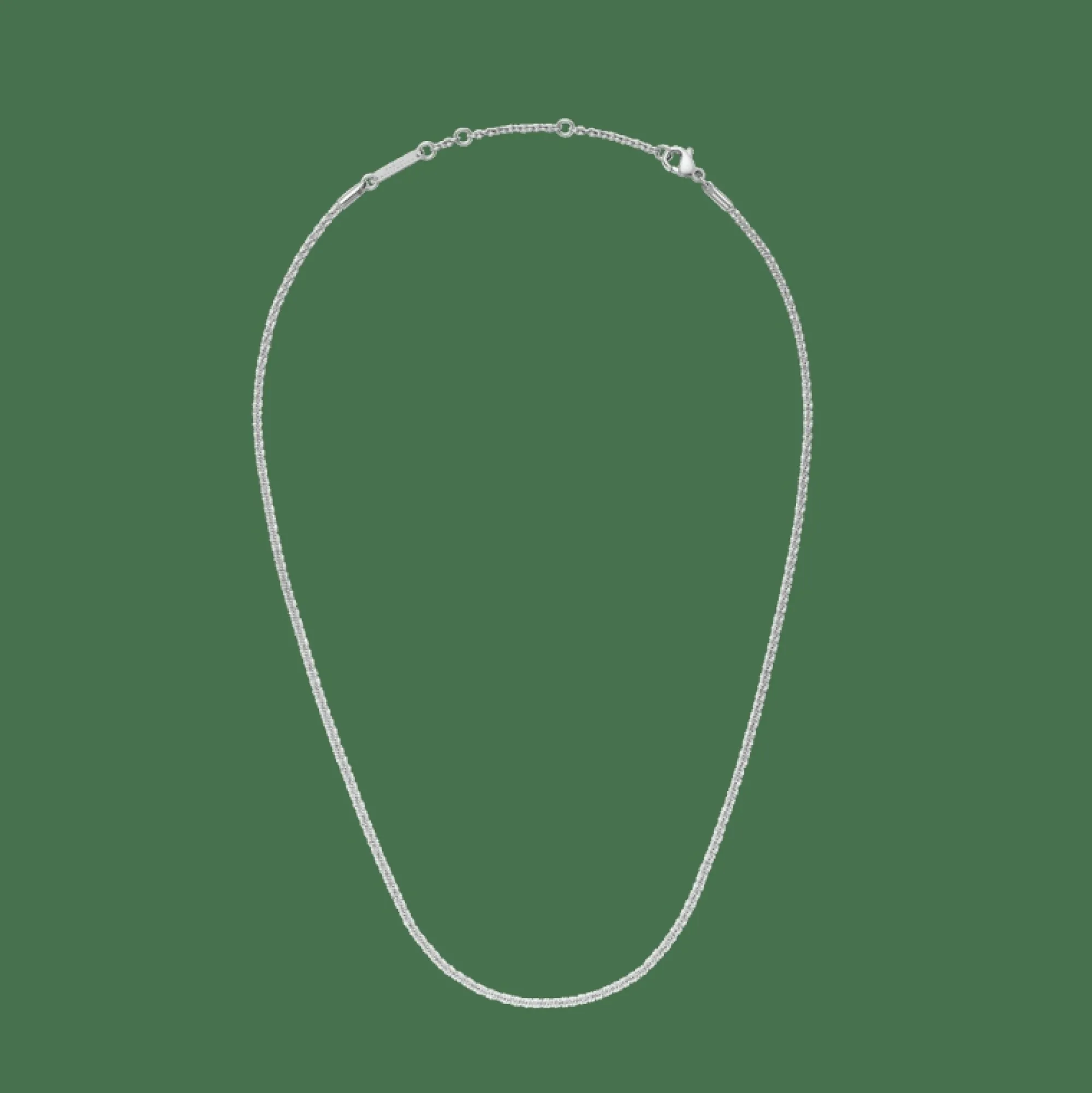 Daniel Wellington Halsband<Twisted Chain Necklace S Silver